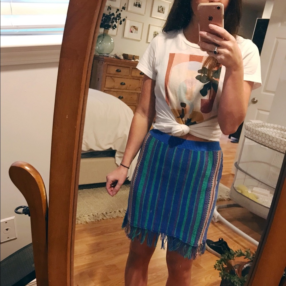 UO Fringe Skirt